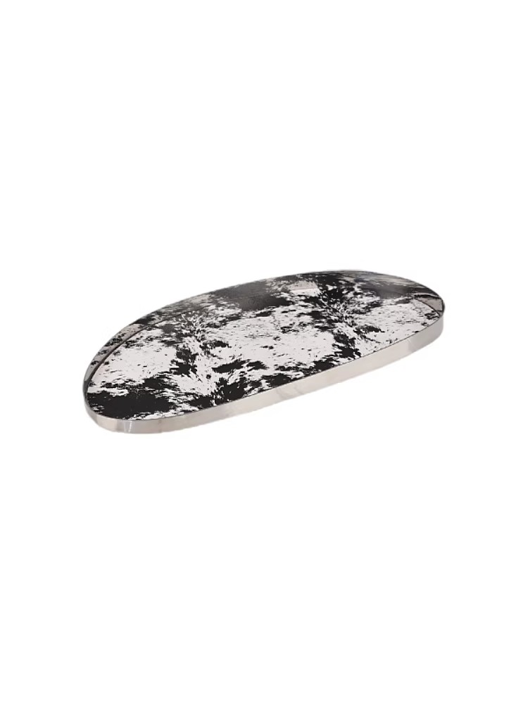 軽贅沢 高級感 創造性 馬毛革 金属製トレイ モダン シンプ - Marble Serving Board のレビューと価格