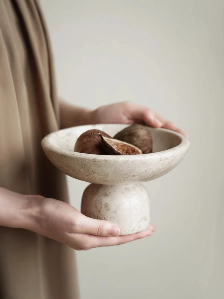 芸術的な写真の小道具ジュエリー収納ボウル、芸術的な大理石素材 - Quiet Luxury Lifestyle のレビューと価格