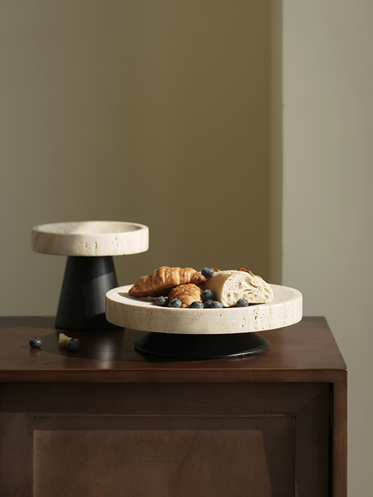 スタンド付き大理石トレイ,サラダパン,フルーツ,スタンド付き - Marble Serving Board のレビューと価格
