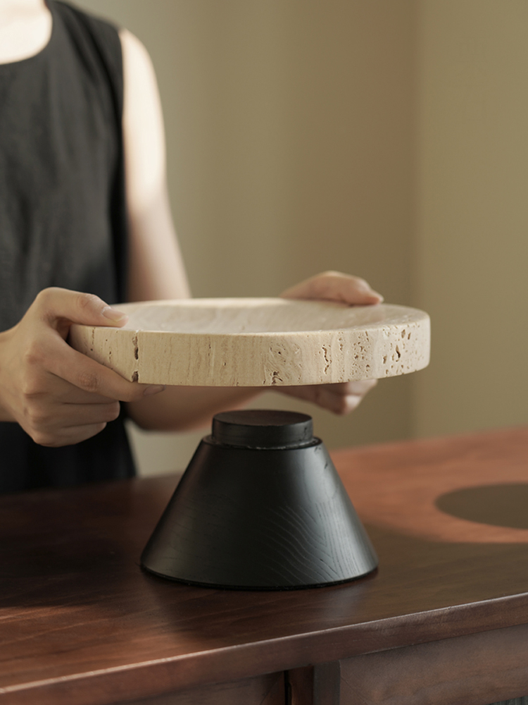 スタンド付き大理石トレイ,サラダパン,フルーツ,スタンド付き - Marble Serving Board のレビューと価格