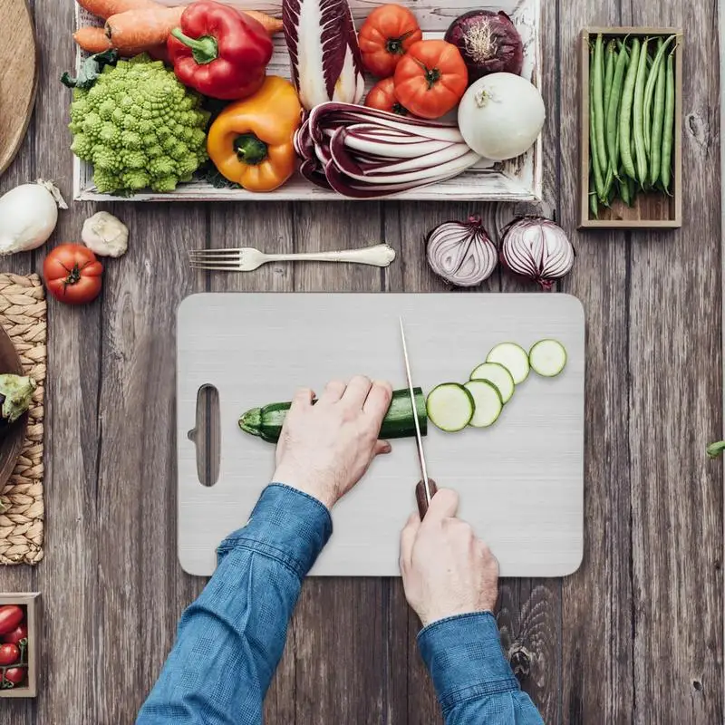 チタン製ステンレスキッチンボード316鋼厚板両面食品グレード - Marble Serving Board のレビューと価格